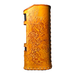 Handmade Leather Tan Mens JAC Vapour SERIES-B DNA 75W Holder Cigarette Case for Men - iwalletsmen