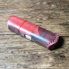Handmade Leather Red Mens Kt&g Lil Mini Cigarette Case Kt&g Lil Mini Holder for Men - iwalletsmen