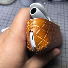 Handmade Tooled Maiko Leather Mens IQOS 3.0 Cigarette Case IQOS3.0 Holder for Men - iwalletsmen