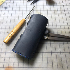 Handmade Leather Tan Mens JAC Vapour SERIES-B DNA 75W Holder Cigarette Case for Men - iwalletsmen