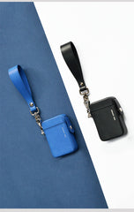 Cool Blue Leather Womens Mens 20pcs Cigarette Holder Case Wristlet Cigarette Case for Women - iwalletsmen