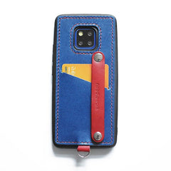 Handmade Green Leather Huawei Mate 20 Pro Case with Card Holder CONTRAST COLOR Huawei Mate 20 Pro Leather Case - iwalletsmen