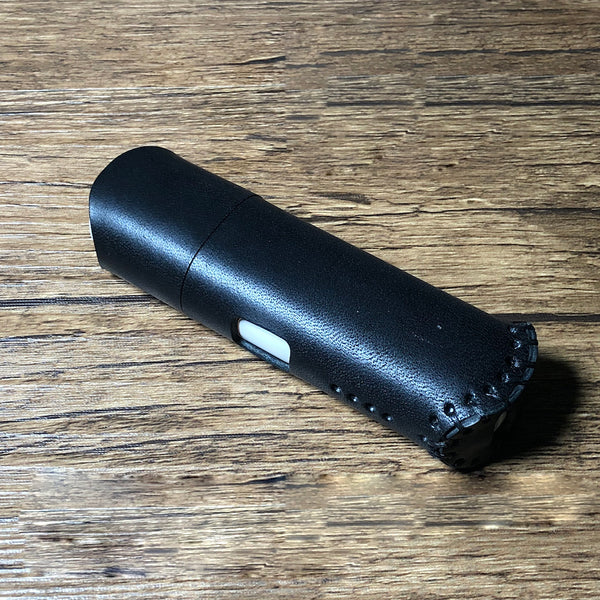 Handmade Leather Black Mens Kt&g Lil Mini Cigarette Case Kt&g Lil Mini Holder for Men - iwalletsmen