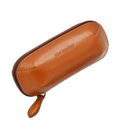 Cool Leather Mens Leather Tobacco Pipe Case Zipper Tobacco Pipe Case for Men - iwalletsmen