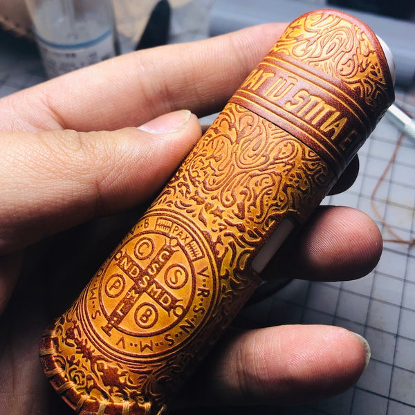 Handmade Leather Mens Kt&g Lil Mini Cigarette Case Kt&g Lil Mini Holder for Men - iwalletsmen