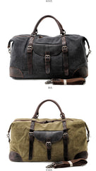 Coffee Waxed Canvas Gym Bag Weekend Travel Bag Canvas Mens Weekend Bag Duffle Bag For Men - iwalletsmen