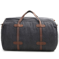 Mens Waxed Canvas Overnight Bag Canvas Weekender Bag Canvas Travel Bag for Men - iwalletsmen