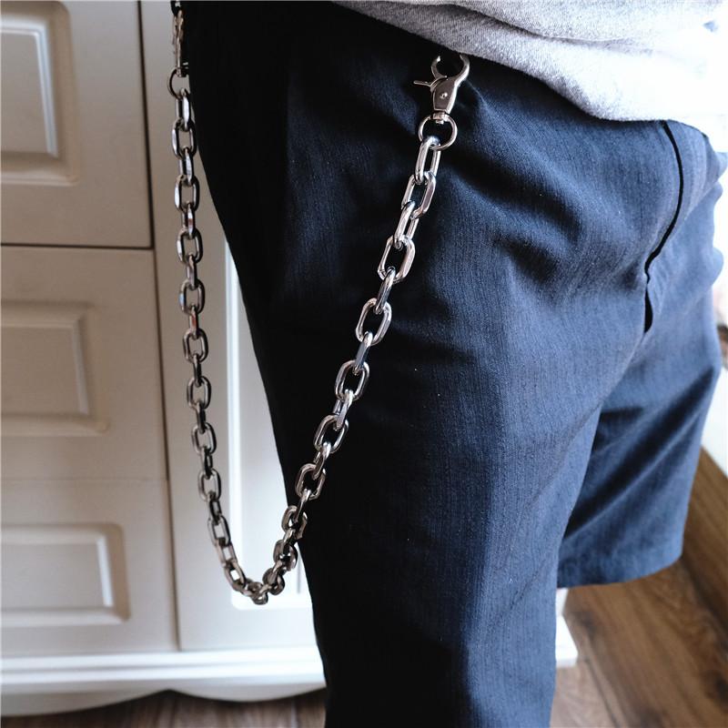 Wrea 1 Pcs Jeans Chains Metal Wallet Pants Chain Silver Pocket