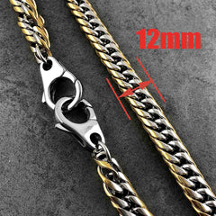 SOLID STAINLESS STEEL BIKER SILVER GOLD WALLET CHAIN 18‘â€?LONG PANTS CHAIN Jeans Chain Jean Chain FOR MEN - iwalletsmen
