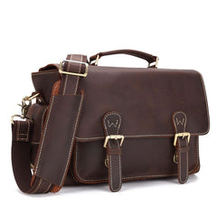 Vintage Leather Men's Shoulder Camera Bag Shoulder SLR Side Bag For Men - iwalletsmen