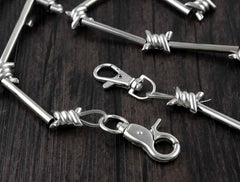 Barbed wire discount jean chain