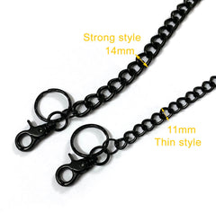 Cool Black Mens Biker Wallet Chain Punk Pants Chain Long Black Wallet Chain For Men - iwalletsmen
