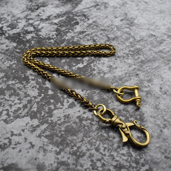 Cool Gold Mens 19'' Biker Wallet Chain Trucker Wallet Chain Pants Chain for Men - iwalletsmen