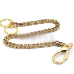 Cool Brass 18‘’ Biker Wallet Chain Key Chain Wallet Chain Pants Chain For Men - iwalletsmen