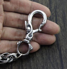 Badass anchor Stainless Steel Mens Rock Punk Motorcycle Pants Chain Wallet Chain Long Key Chain For Men - iwalletsmen