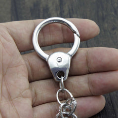 Badass anchor Stainless Steel Mens Rock Punk Motorcycle Pants Chain Wallet Chain Long Key Chain For Men - iwalletsmen