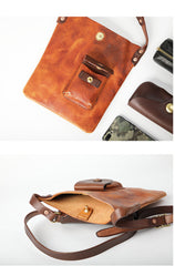 Vintage Tan Handmade LEATHER MEN'S Side BAG Courier Bag MESSENGER BAG Black Leather Postman BAG FOR MEN - iwalletsmen