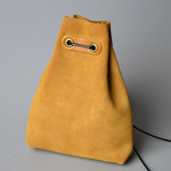Renaissance Leather Pouches Celtic Viking Coin Pouch Medieval Steampunk Tan Drawstring Purse For Men Women Larp Cosplay