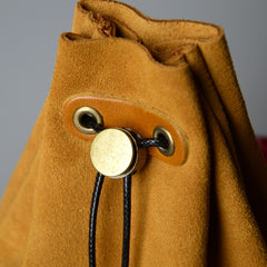 Renaissance Leather Pouches Celtic Viking Coin Pouch Medieval Steampunk Tan Drawstring Purse For Men Women Larp Cosplay