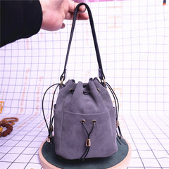 Renaissance Gray Leather Pouch Celtic Viking DND Dices HandBag Medieval Steampunk Drawstring Purse For Men Women Larp Cosplay
