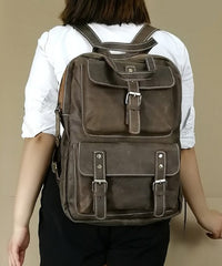 Vintage Mens Backpacks Laptop Backpack Travel Backpack Bags for Men - iwalletsmen