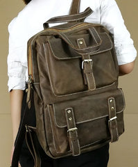 Vintage Mens Backpacks Laptop Backpack Travel Backpack Bags for Men - iwalletsmen