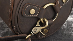 Cool Fashion Leather Mens Small Barrel Shoulder Bag Side Bag Messenger Bag For Men - iwalletsmen