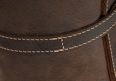 Cool Fashion Leather Mens Small Barrel Shoulder Bag Side Bag Messenger Bag For Men - iwalletsmen