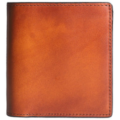 Brown Leather Mens Cool billfold Leather Wallet Men Small Bifold Wallets for Men - iwalletsmen