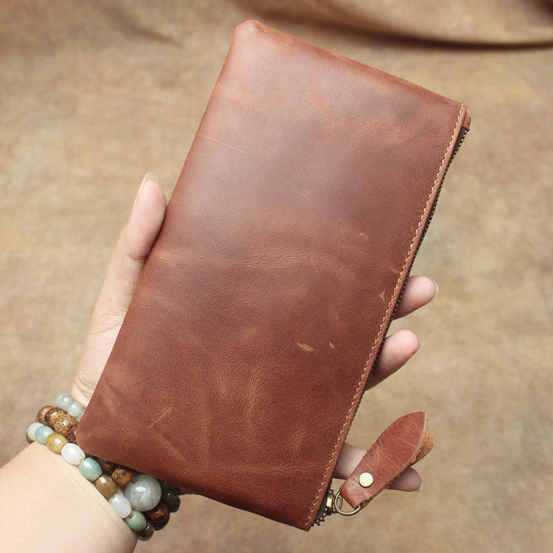 Mens pouch wallet top