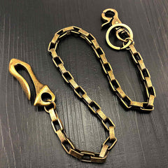 Cool Brass Gold Mens Wallet Chain Biker Wallet CHain Pants Chain Jeans Chain Jean Chain For Men - iwalletsmen