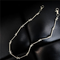 Badass Rock Punk STAINLESS STEEL Pants Chain Biker Wallet Chain For Men - iwalletsmen