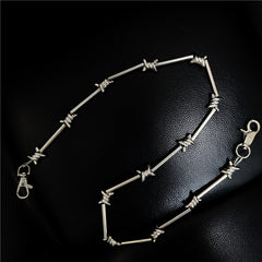 Badass Rock Punk STAINLESS STEEL Pants Chain Biker Wallet Chain For Men - iwalletsmen