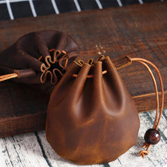 Black Women Mens Leather Coin Purse Coin Pouch Change Case Mini Leather Pouch For Men and Women - iwalletsmen