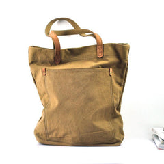 Simple Canvas Mens Womens Shoulder Tote Bag Messenger Bag Tote Handbag Side Bag For Men and Women - iwalletsmen