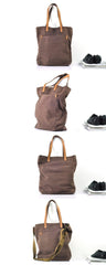 Simple Canvas Mens Womens Shoulder Tote Bag Messenger Bag Tote Handbag Side Bag For Men and Women - iwalletsmen