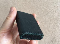 Cool Black Leather Mens Classic Zippo Lighter Case Handmade Standard Zippo Lighter Holder for Men - iwalletsmen