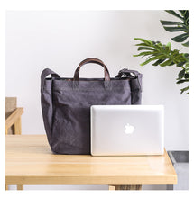 Canvas Mens Womens Large Side Bag Postman Bag Handbag Tote Bag Messenger Bag for Men - iwalletsmen