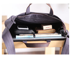 Canvas Mens Womens Large Side Bag Postman Bag Handbag Tote Bag Messenger Bag for Men - iwalletsmen