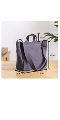 Canvas Mens Womens Large Side Bag Postman Bag Handbag Tote Bag Messenger Bag for Men - iwalletsmen