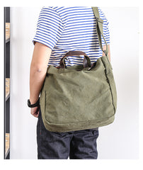 Canvas Mens Womens Large Side Bag Postman Bag Handbag Tote Bag Messenger Bag for Men - iwalletsmen
