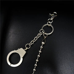 Fashion Silver Mens Long Pants Chain Biker Wallet Chain Beaded Trousers Chain For Men - iwalletsmen