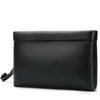 Fashion Black Leather Men's Clutch Purse Clutch Bag Wristlet Bag For Men - iwalletsmen