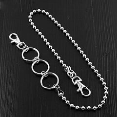 SOLID STAINLESS STEEL BIKER Mens Womens PANTS CHAIN Jeans Chain Jean Chain Biker Wallet Chain FOR MEN - iwalletsmen