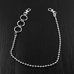 SOLID STAINLESS STEEL BIKER Mens Womens PANTS CHAIN Jeans Chain Jean Chain Biker Wallet Chain FOR MEN - iwalletsmen