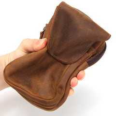 Cool Brown Leather holster for cell phones