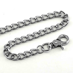 Badass Silver Punk Mens Wallet Chain Pants Chain Long Biker Wallet CHain For Men - iwalletsmen