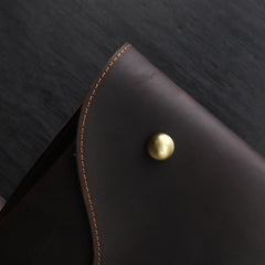 Black Slim Leather Mens Satchel Backpack Women Rucksack Vintage Leather School Backpack For Men