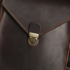 Black Slim Belt Pouch Leather Shoulder Bag Mens Waist Bag Black Crossbody Bag for Men