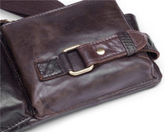 Cool LEATHER MENS BELT BAG FANNY BACK WAIST BAGs FANNY BAGS FOR MEN - iwalletsmen